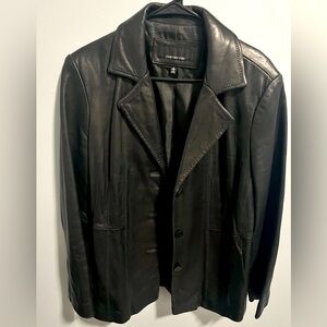 Black Leather Jacket - Women’s Size L